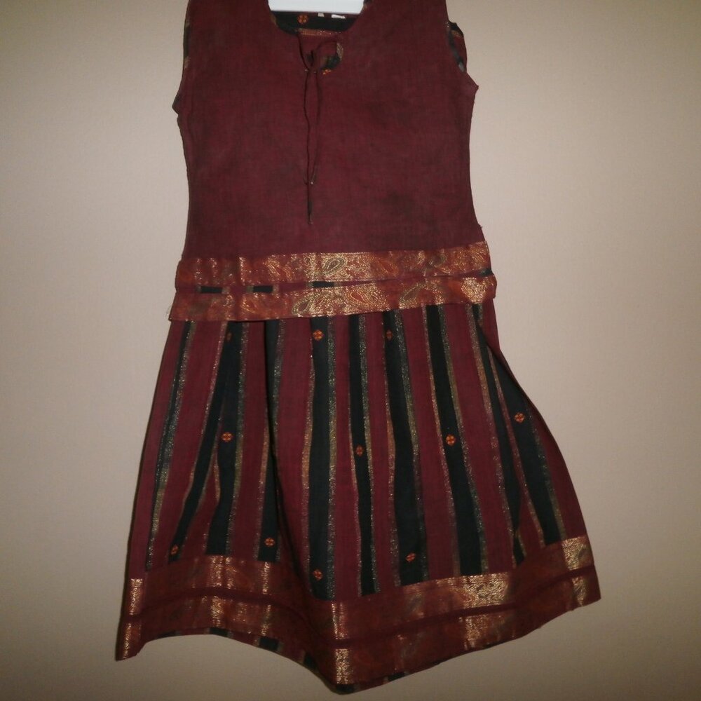 *** GIRLS COTTON LEHENGA SET ****